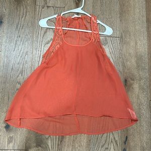 Forever 21 high low sheer tank
